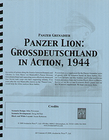 Panzer Grenadier: Panzer Lion Grossdeutrschland in Action, 1944 for Doug McNair/Mike Perryman
