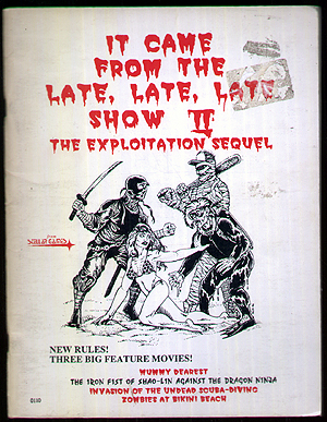 Spirit Games (Est. 1984) - Supplying role playing games (RPG), wargames rules, miniatures and scenery, new and traditional board and card games for the last 20 years sells It Came From the Late, Late, Late Show II: The Exploitation Sequel