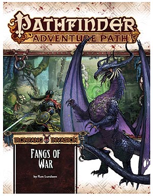 Spirit Games (Est. 1984) - Supplying role playing games (RPG), wargames rules, miniatures and scenery, new and traditional board and card games for the last 20 years sells Pathfinder Adventure Path: Iron Fang Invasion - Fangs of War Softback