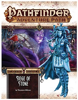 Spirit Games (Est. 1984) - Supplying role playing games (RPG), wargames rules, miniatures and scenery, new and traditional board and card games for the last 20 years sells Pathfinder Adventure Path: Iron Fang Invasion - Siege of Stone Softback