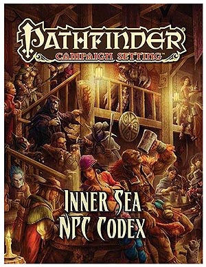 Spirit Games (Est. 1984) - Supplying role playing games (RPG), wargames rules, miniatures and scenery, new and traditional board and card games for the last 20 years sells Pathfinder Campaign Setting: Inner Sea NPC Codex Softback