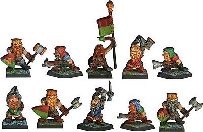 Spirit Games (Est. 1984) - Supplying role playing games (RPG), wargames rules, miniatures and scenery, new and traditional board and card games for the last 20 years sells [ARK07] Dwarves (10)