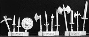 Spirit Games (Est. 1984) - Supplying role playing games (RPG), wargames rules, miniatures and scenery, new and traditional board and card games for the last 20 years sells [02209] Weapons Pack 3 (12)