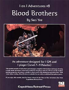 Spirit Games (Est. 1984) - Supplying role playing games (RPG), wargames rules, miniatures and scenery, new and traditional board and card games for the last 20 years sells 1 on 1 Adventures #8: Blood Brothers