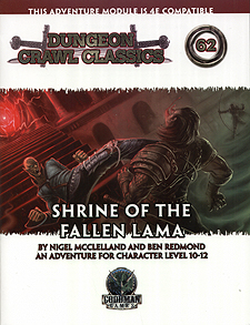 Spirit Games (Est. 1984) - Supplying role playing games (RPG), wargames rules, miniatures and scenery, new and traditional board and card games for the last 20 years sells Dungeon Crawl Classics 62: Shrine of the Fallen Lama