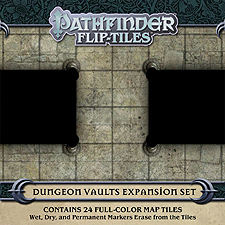 Spirit Games (Est. 1984) - Supplying role playing games (RPG), wargames rules, miniatures and scenery, new and traditional board and card games for the last 20 years sells Pathfinder Flip-Tiles: Dungeon Vaults Expansion Set