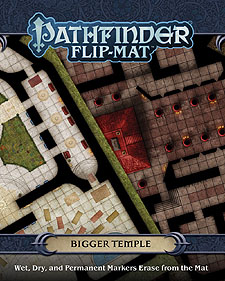 Spirit Games (Est. 1984) - Supplying role playing games (RPG), wargames rules, miniatures and scenery, new and traditional board and card games for the last 20 years sells Pathfinder Flip-Mat: Bigger Temple