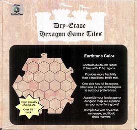 Spirit Games (Est. 1984) - Supplying role playing games (RPG), wargames rules, miniatures and scenery, new and traditional board and card games for the last 20 years sells Dry-Erase Dungeon Tiles Earthtone Hex