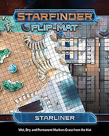 Spirit Games (Est. 1984) - Supplying role playing games (RPG), wargames rules, miniatures and scenery, new and traditional board and card games for the last 20 years sells Starfinder Flip-Mat: Starliner