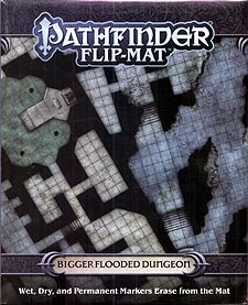 Spirit Games (Est. 1984) - Supplying role playing games (RPG), wargames rules, miniatures and scenery, new and traditional board and card games for the last 20 years sells Pathfinder Flip-Mat: Bigger Flooded Dungeon