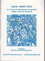 Spirit Games (Est. 1984) - Supplying role playing games (RPG), wargames rules, miniatures and scenery, new and traditional board and card games for the last 20 years sells DBM Army Lists Vol 4 2nd Edition